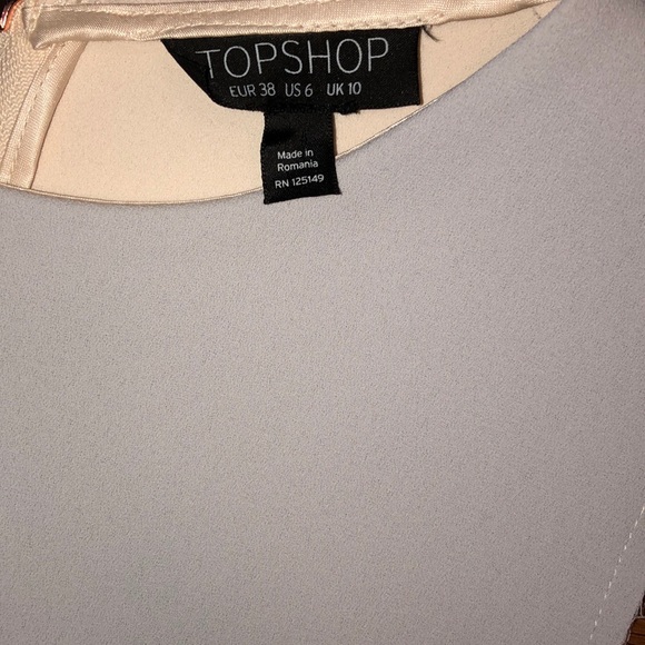🥂TOPSHOP🥂COLOR-BLOCK SHEATH DRESSING🥂 - Picture 8 of 8